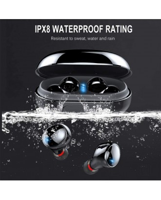 Wireless Earbud, Sport Bluetooth 5.1 Headphones Wireless Earphones in Ear Noise Cancelling Bluetooth Earbud with Mic, IP7 Waterproof 48H Deep Bass Sports Earhooks for Running Workout Gym[2021 New]